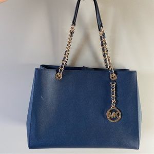 Michael Kors large navy tote